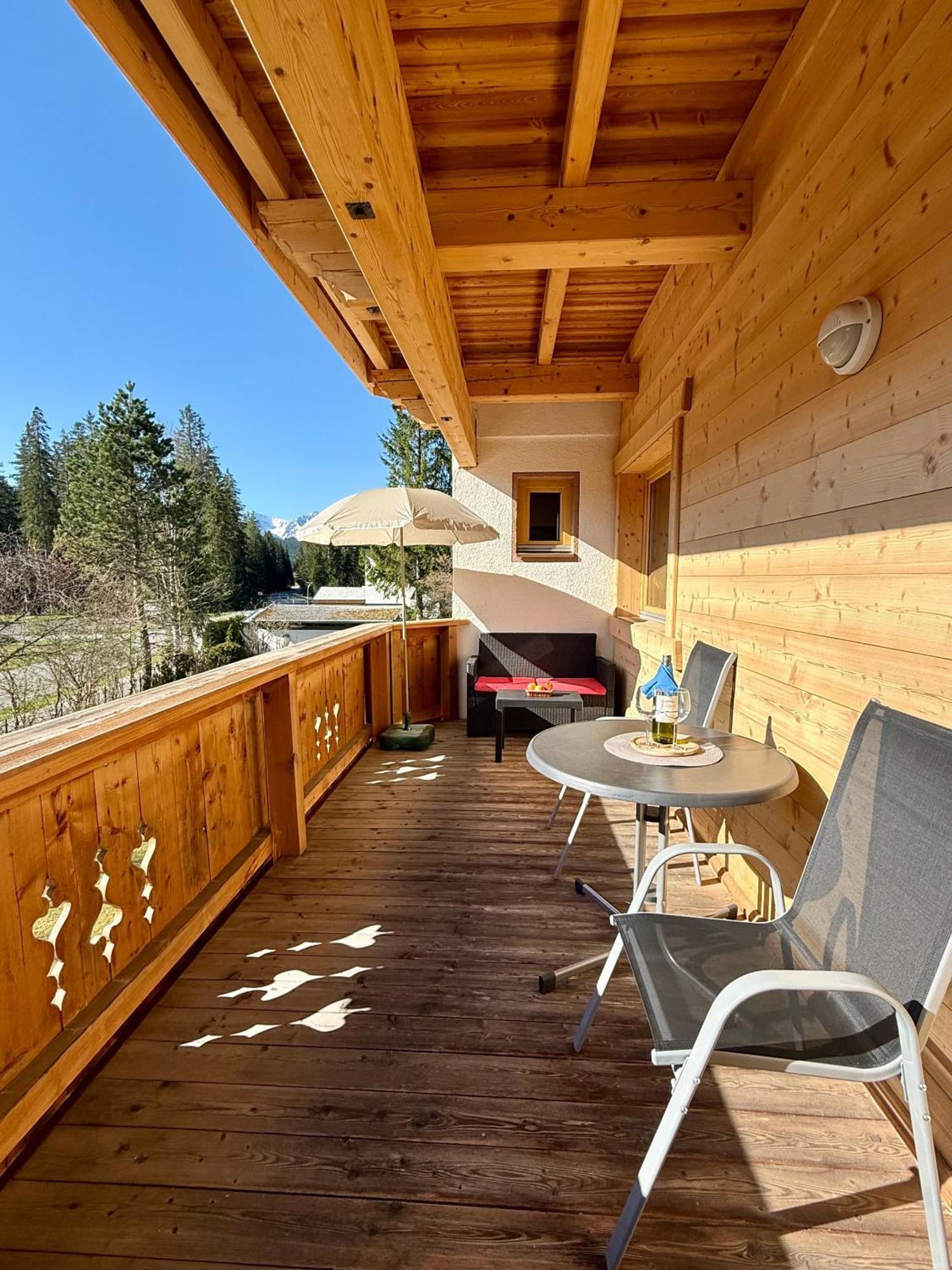 Apartmenthaus Brigitte Leutasch Exteriör bild